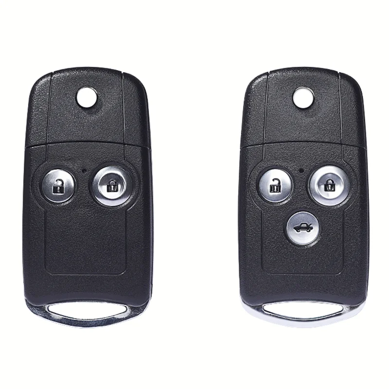 Remote Key Shell 2/3 Buttons For Honda Civic Accord Jazz CRV HRV CRZ For Acura TL TSX ZDX RSX Flip Folding Key Car Accessories