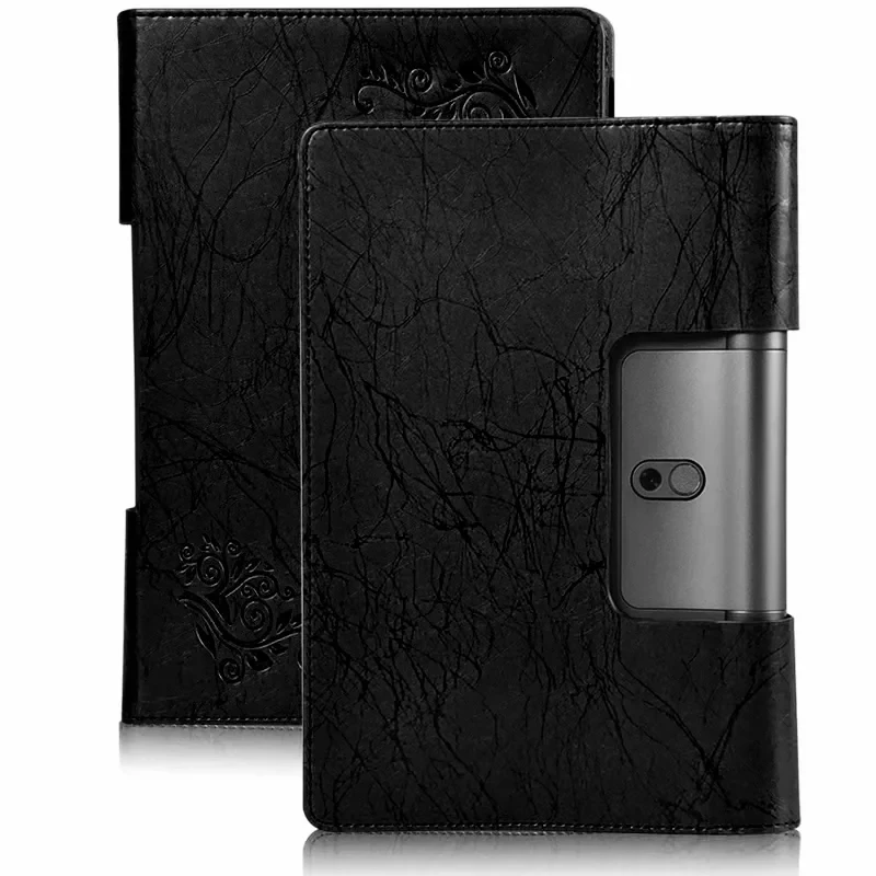 style 2-black mbz Защитный чехол для lenovo Yoga Smart Tab YT-X705F 10," планшет для lenovo Yoga Tab 5 YT-X705 Чехол+ пленка в подарок - Цвет: style 2-black mbz