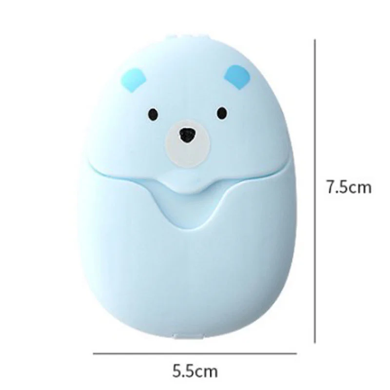 

Disposable Soap Paper Portable Cute Boxed Paper Soap Mini Scented Soap Slice Soap Paper paper soap