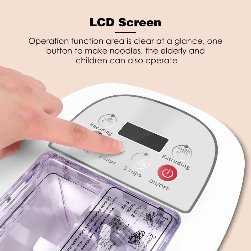 

Home Automatic Electric Noodle Machine Pasta Pressing Machine Vegetable Dumplings Leather 220V 160W Dough Roller Machine
