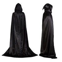 halloween costume adult death cosplay costumes black cape hooded vampires scary witches devil robe halloween party decoration