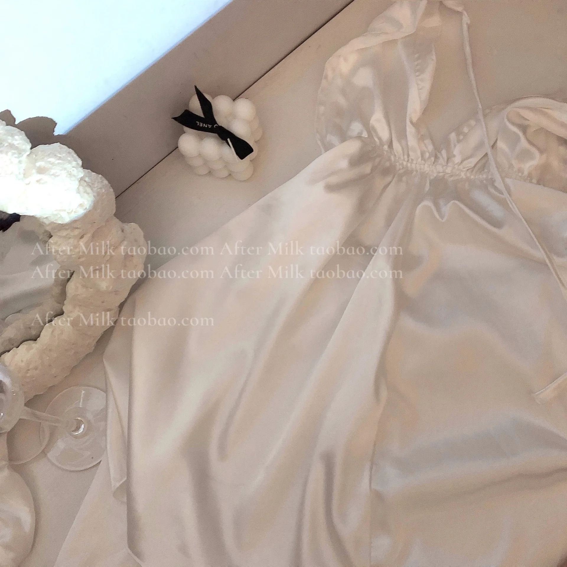 Ночная сорочка с глубоким v-образным вырезом сексуальная шелковая одежда для сна