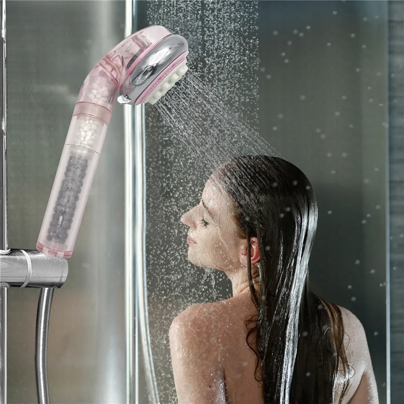 

QUANXUNHE High Pressure Filter SPA Shower Head Water Saving Showerhead for Dry Skin & Hair Skin Care Bathroom Accessories