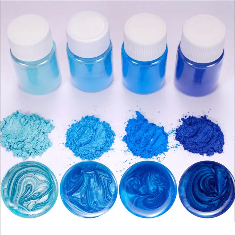 Перламутровые пигменты Aurora Resin Mica 21 цвет создание ювелирных изделий | Украшения и