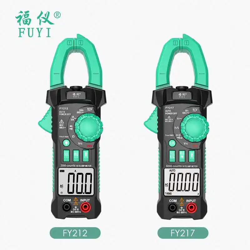 Цифровой мультиметр клещи True RMS с токовым зажимом тестер сопротивления