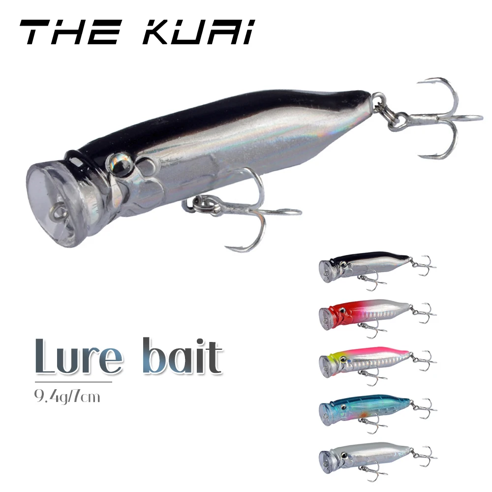 

Thekuai 1pcs 9.4g 70mm Minnow Fishing Lures Crank Wobbler Accessories Bait Tackle Floating 3D Eyes ABS Hard Bait Treble Hook