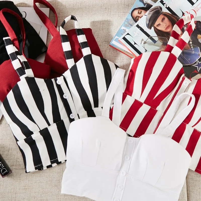 Топ Бралетт с вишней топ женский укороченный на одно плечо майка сексуальный