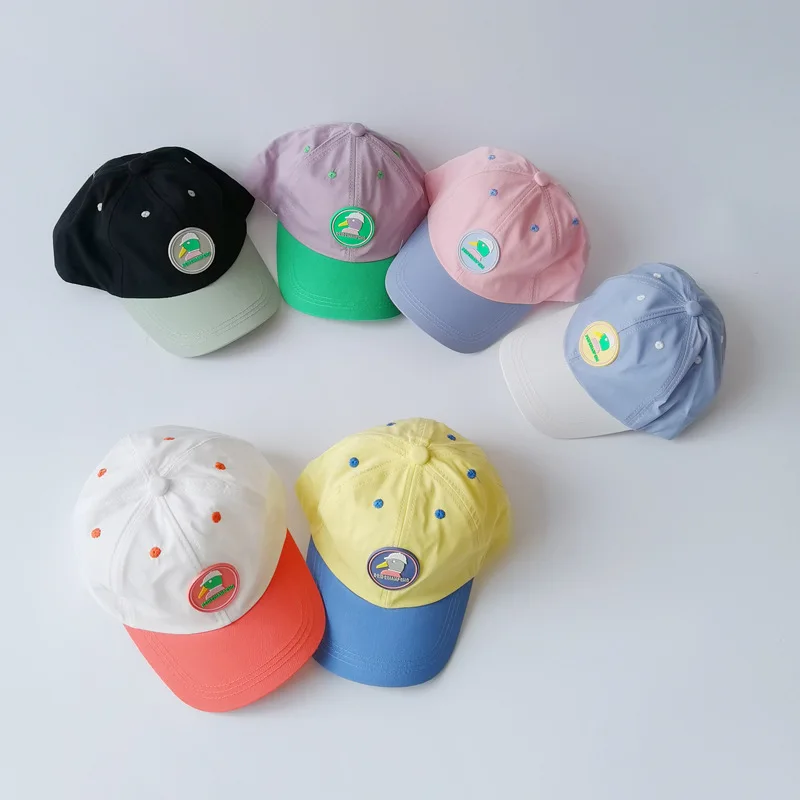 

Spring Summer Children Visors Korean Edition Cartoon Lovely Baseball Cap Outdoor Boys Girls Sunshade Hip-Hop Snapback Hat