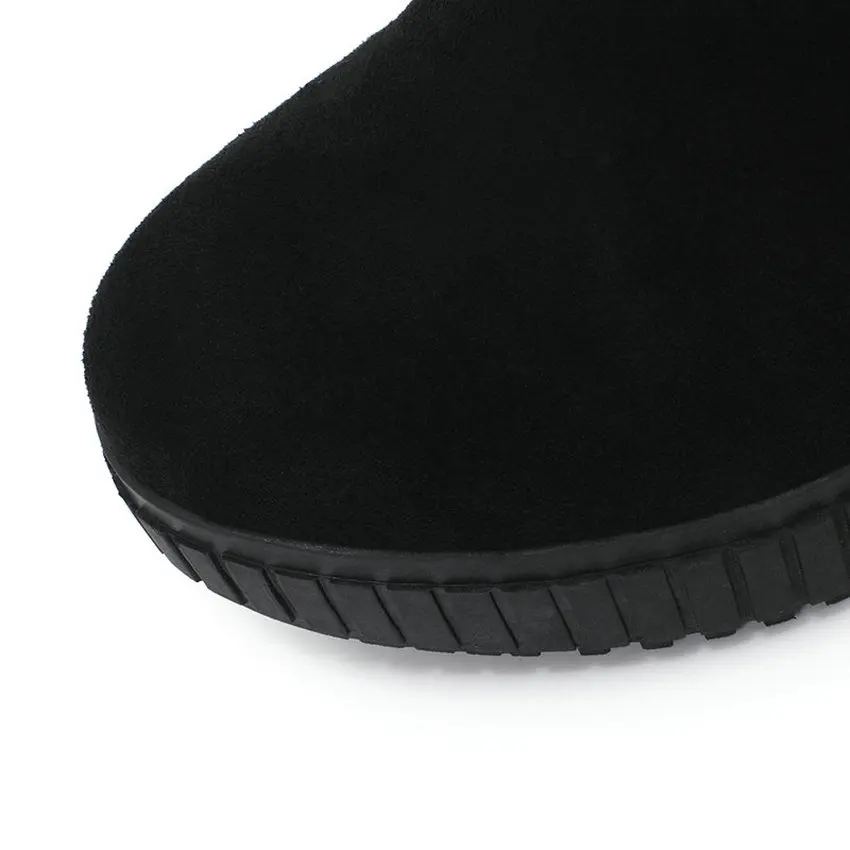 ESVEVA 2020 увеличивающая рост женская обувь с круглым носком осень-зима из