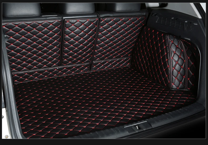 

car styling luxury fiber leather car trunk mat for volvo xc60 2012, 2013, 2014, 2015, 2016, 2017 accessories