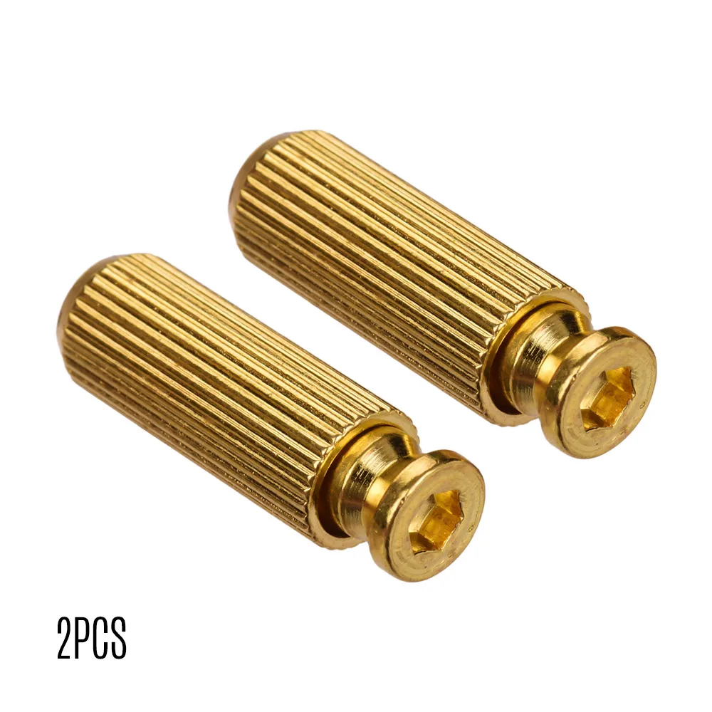 2PCS/Set Electric Guitar Tremolo Bridge Studs Anchors Screws Diameter 8MM Accessories Replacements Black/ Silver/Golden | Спорт и