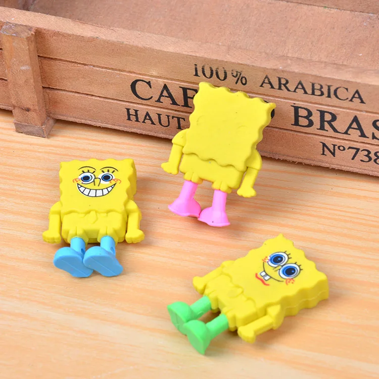 Сандро прекрасный Губка Ластик мультфильм Kawaii моделирование ластик