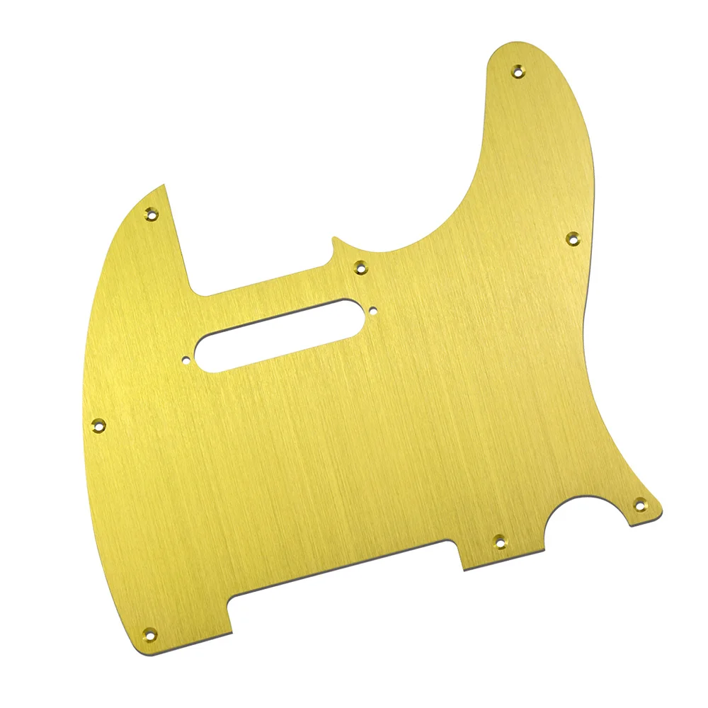 

Right Handed Tele Guitar Pickguard for TL Electric Guitars Aluminum Alloy Gold Guitar Accessaries