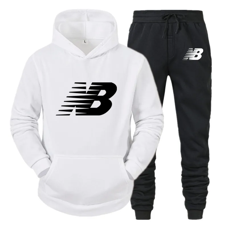

Fall 2021 new fashion sports men's hoodie, men's sweatshirt and pants, wool hoodie, autumn and winter