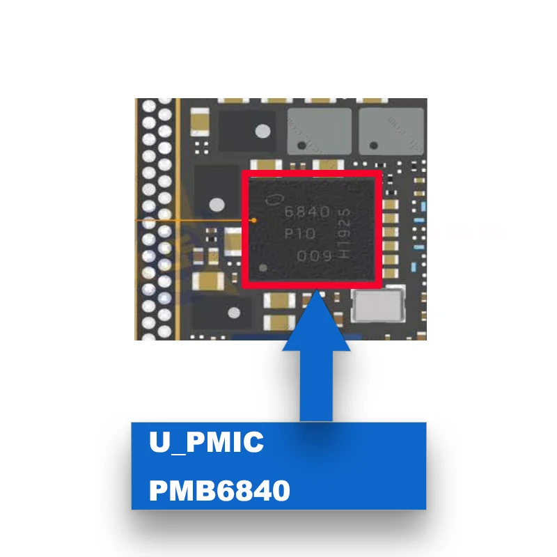 2-20PCS/LOT 6840 PMB6840 For iphone 11/11 pro/11 pro max U_PMIC_K Baseband PMU PMIC Power supply PM IC Chip