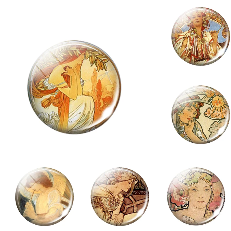 Креативный художественный стиль магнит для холодильника 30 мм Кухонное украшение