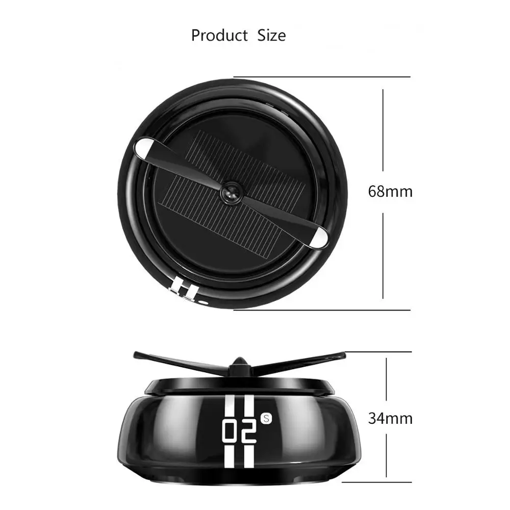 Солнечная приведенная в действие автомобильный освежитель воздуха аромат духи