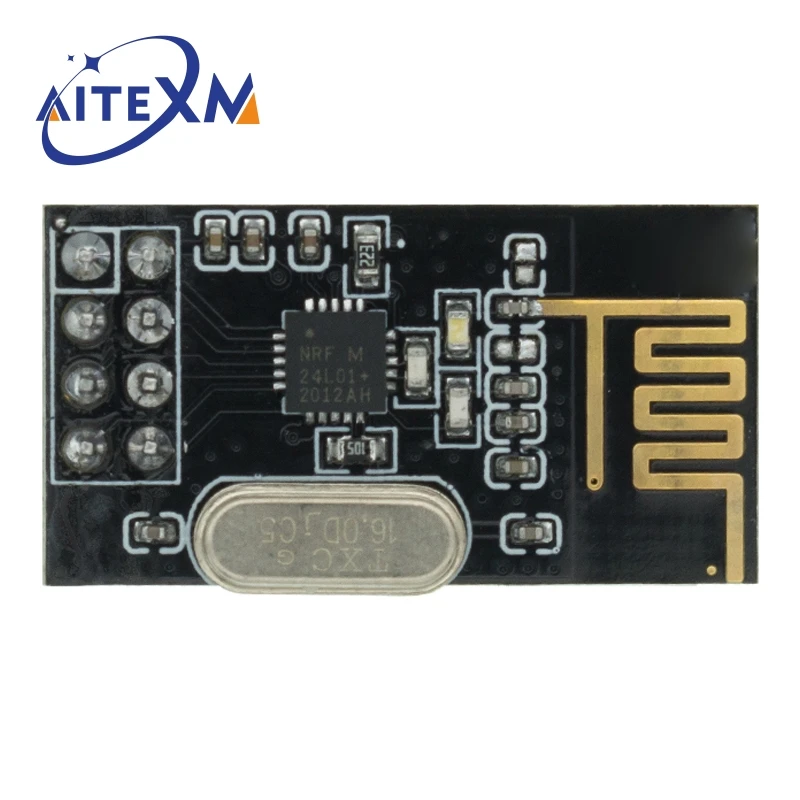 Беспроводной приемопередатчик NRF24L01 + антенный модуль 2 4 ГГц для микроконтроллера