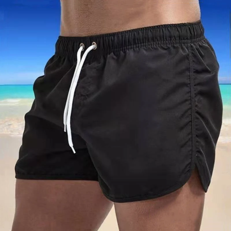 2021 Summer Men's Swimwear Shorts Beachwear Sexy Swim Trunks Men Swimsuit Low Waist Breathable Beach Wear Surf |
