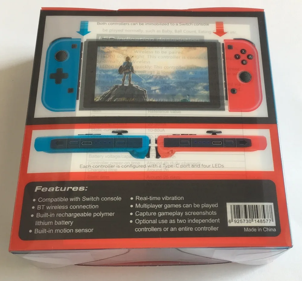 ABS Bluetooth V3.0 беспроводной игровой контроллер Pro геймпад рукоятка джойстик Joy-con(L/R) для Nintendo Switch NS игровая консоль