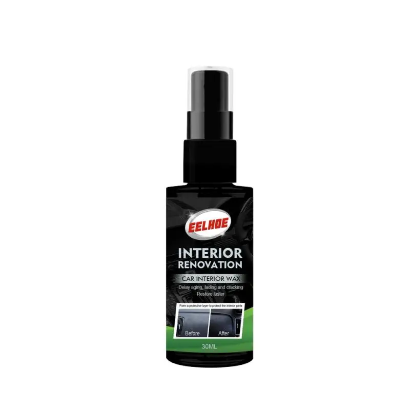 

Hot 30ML Interior Plastic Plastic Parts Wax Retreading Agent Renewed Plastic Restore Maintenance Agent Dropshipping