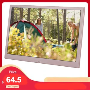 Цифровая фоторамка с ЖК-дисплеем, 12 дюймов, HD 1280x800, электронный альбом, USB, цифровая картина, музыка, видео плеер, Календарь, Часы