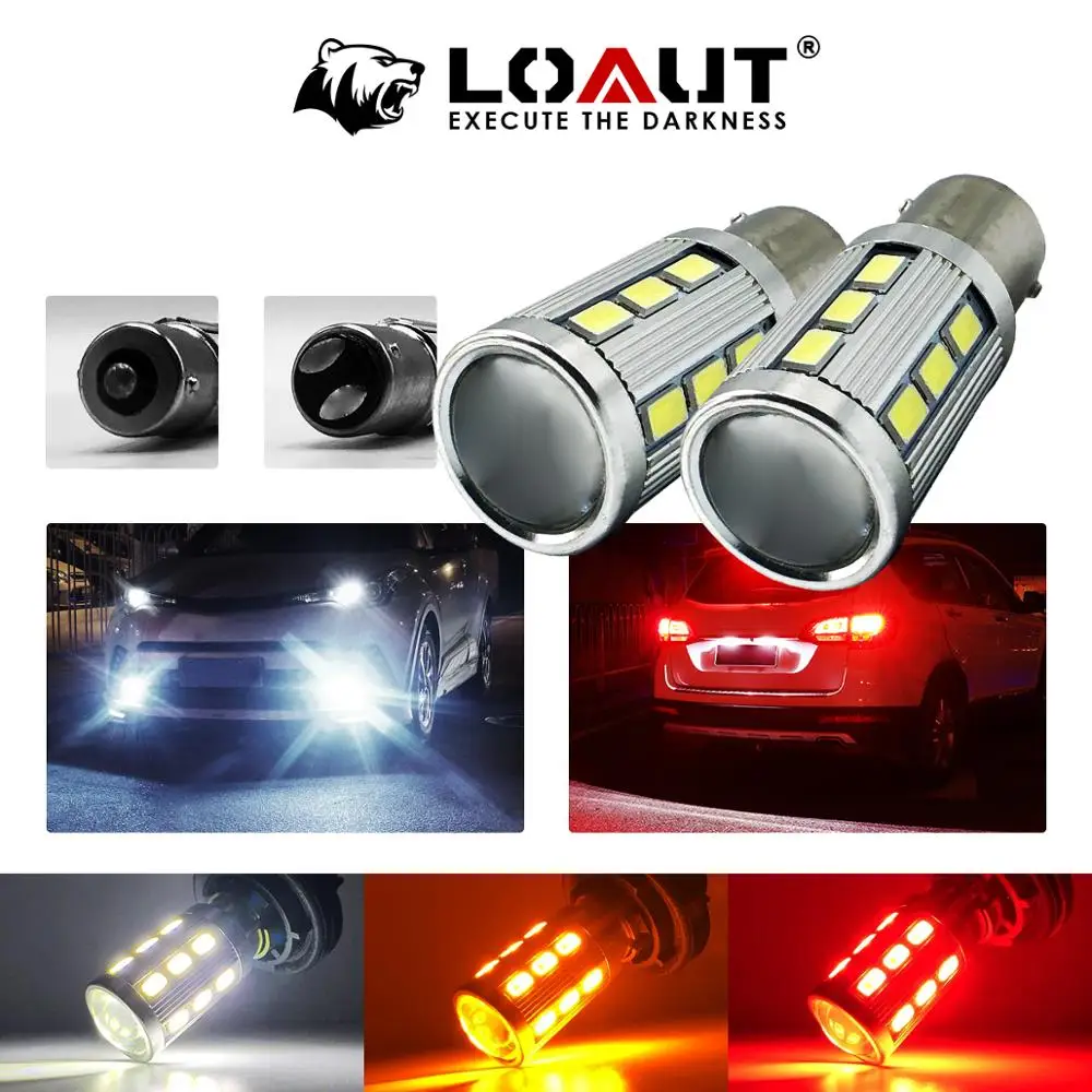 2шт 1156 1157 5630 Led 13 SMD p21w bay15d ba15s P21 автомобильный тормозной светильник задний