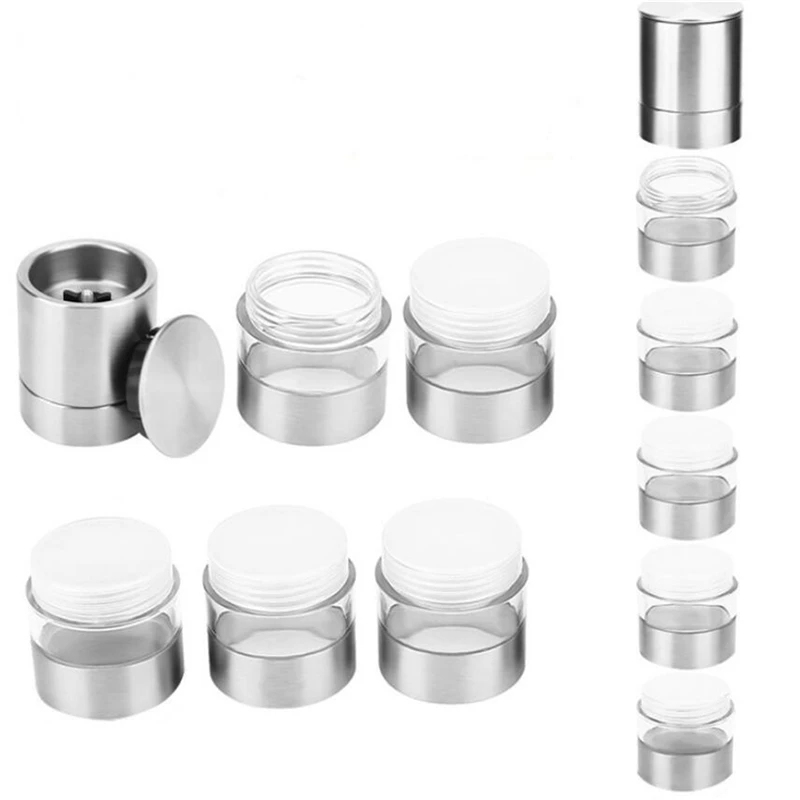 

Multi-layers Pepper Mill Shaker Salt And Peper Grinder Stainless Steel Manual Pepper Mill BBQ Tools Kitchen Cooking Gadgets