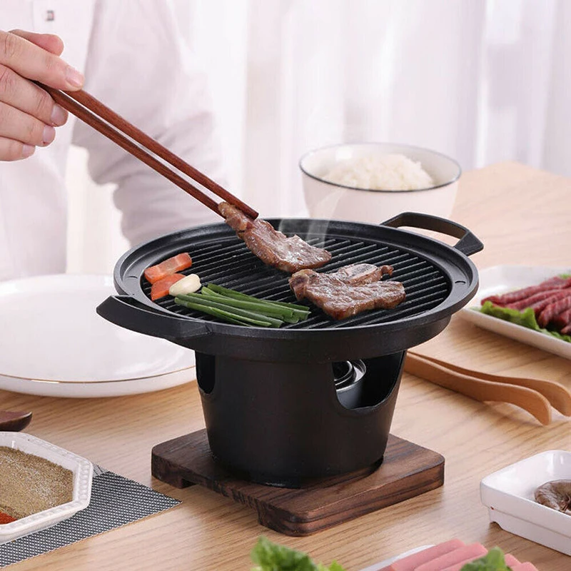 

Мини-гриль для барбекю, японская спиртовая плита, домашняя плитка для барбекю на открытом воздухе, инструменты для обжарки мяса