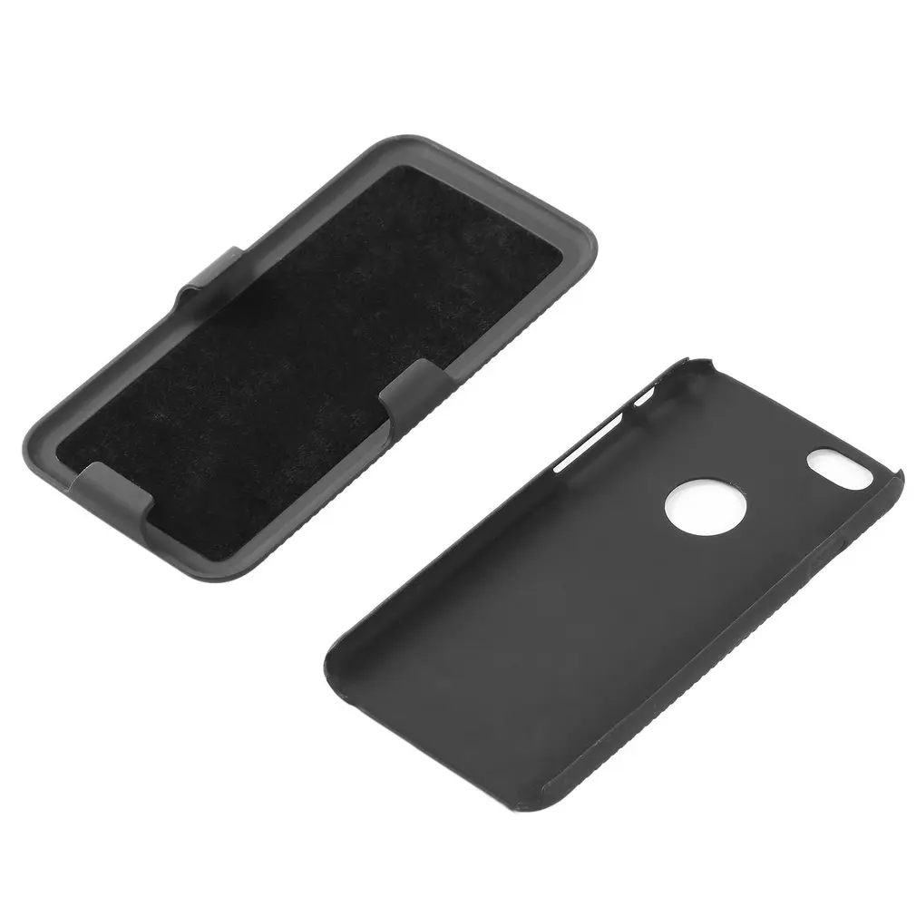 Прочный пластиковый чехол Кобура комбинированный в полоску подставка с