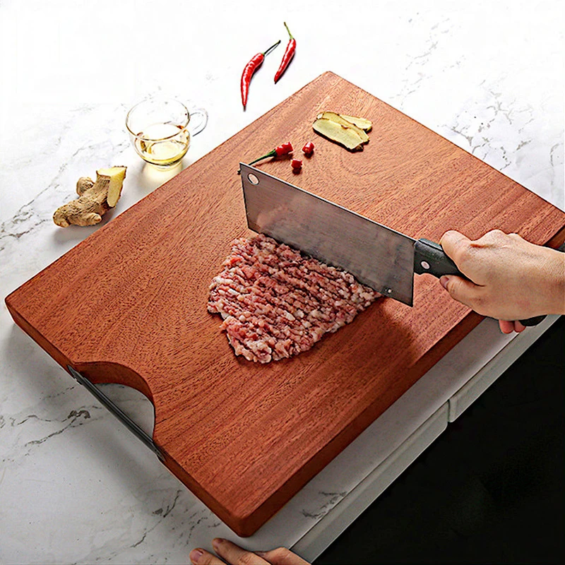 Черное дерево домашняя разделочная доска из цельной древесины искусственная для