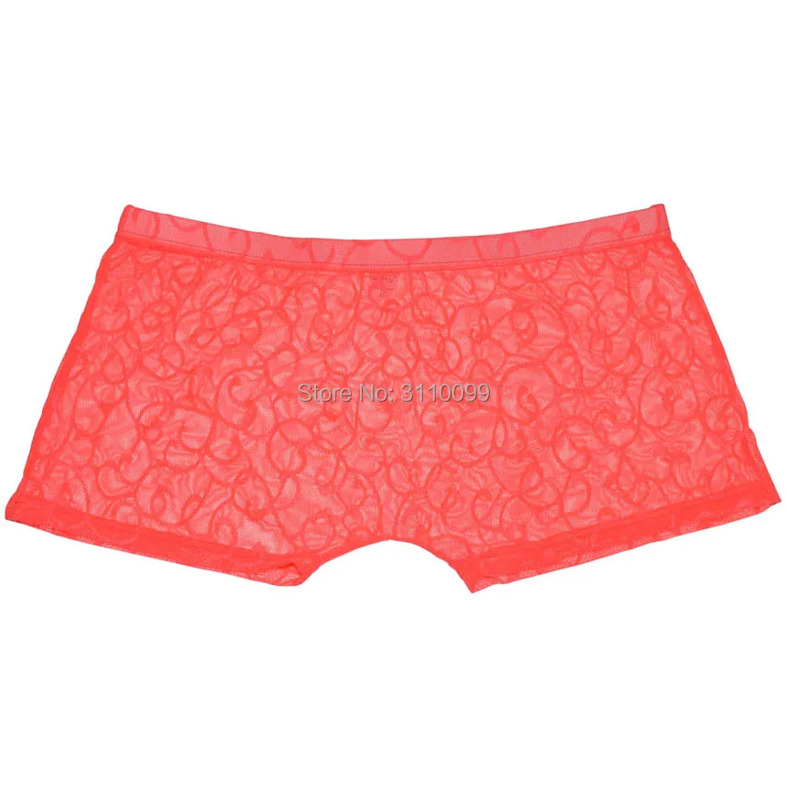 ЖАККАРДОВЫЕ мужские Прозрачные Боксеры свободное дышащее неограниченное нижнее