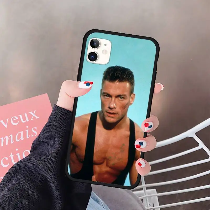

jean-claude van damme Phone Case for iPhone 11 12 pro XS MAX 8 7 6 6S Plus X 5S SE 2020 XR mini high quality etui