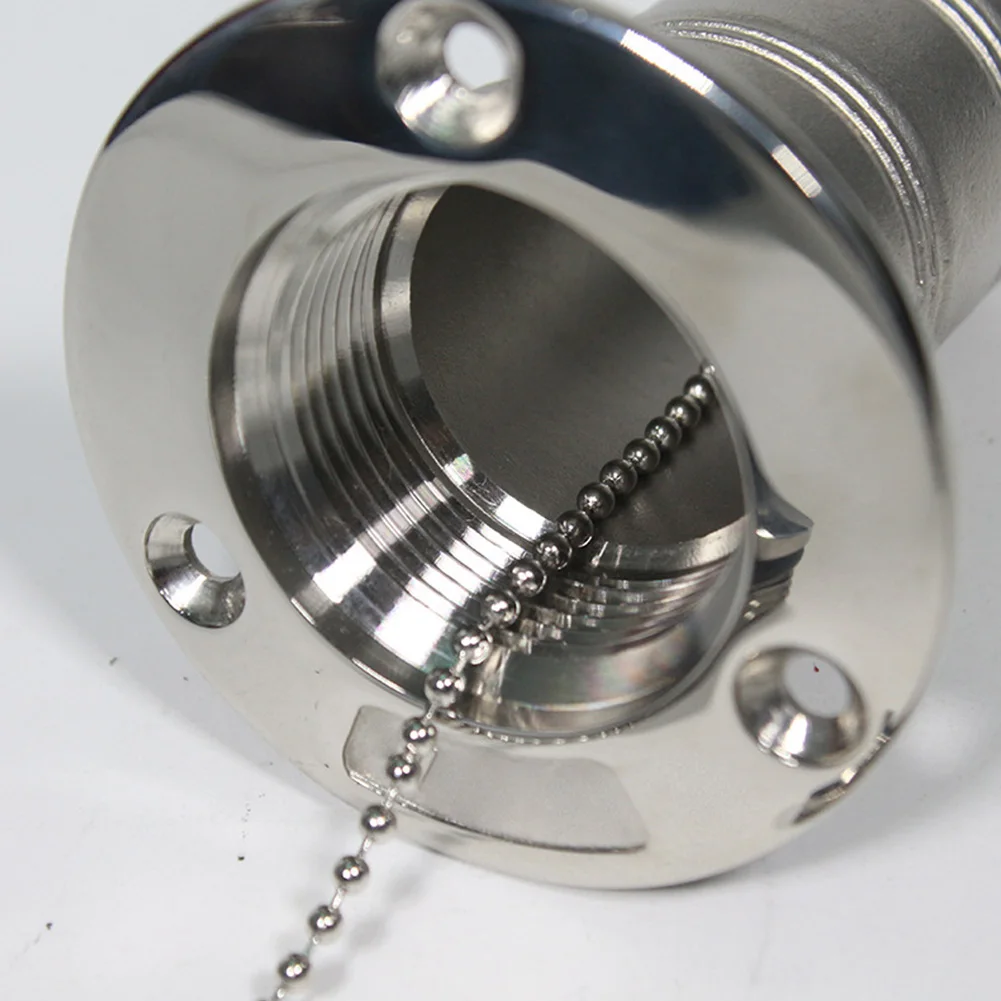 38 мм топливный бак из нержавеющей стали заполняющий порт полированный Стайлинг