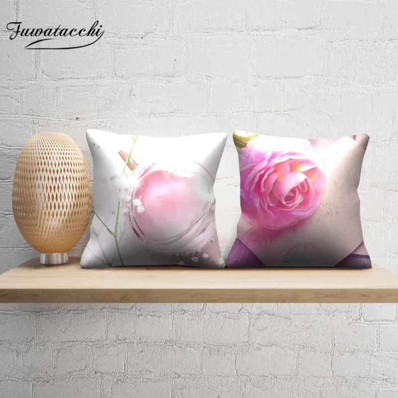 

Fuwatacchi Sunflower Pillowcases Cushion Covers Decorations for Home Sofa Living Room Flower Pattern Pillow Covers Home Decor
