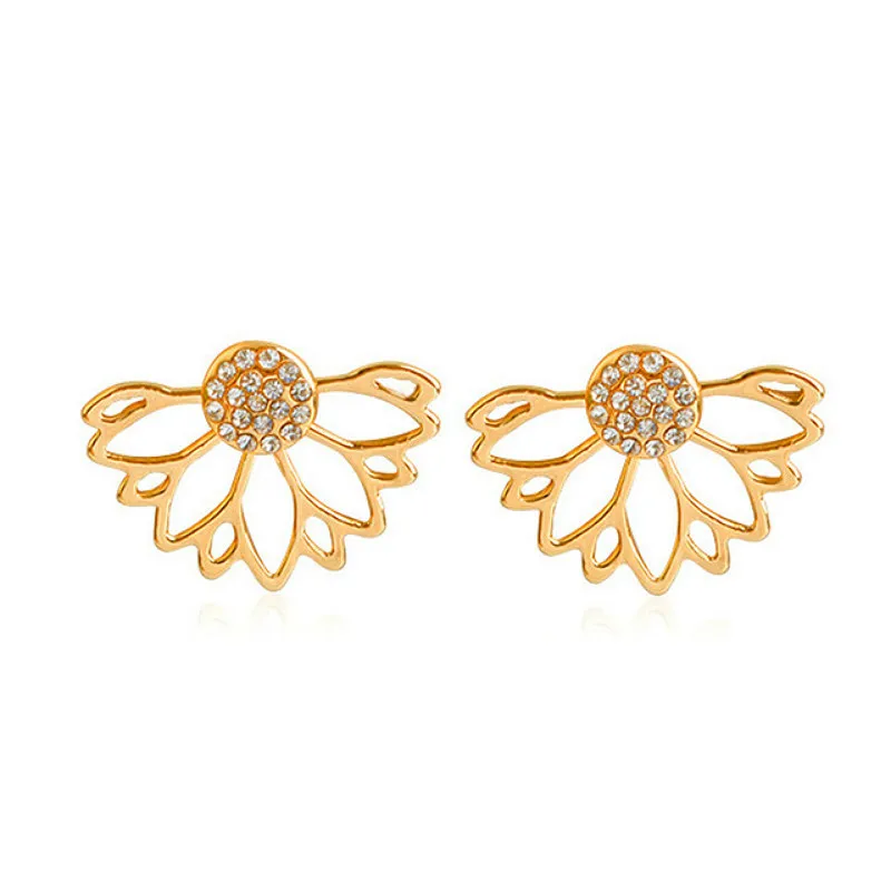 Корейские украшения циркониевые жемчужные серьги в форме сердца кристаллов