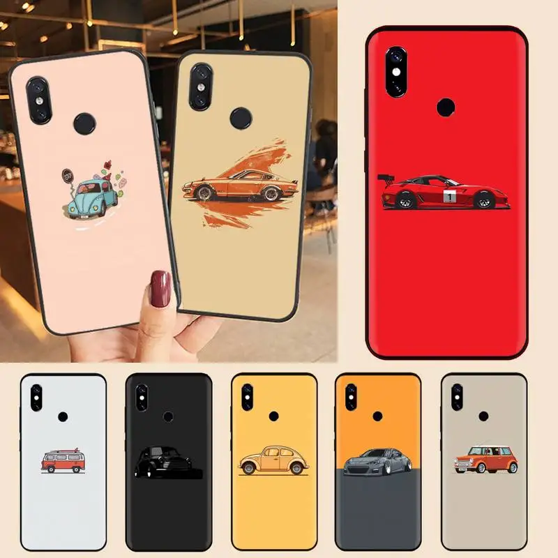 

Cartoon Sports car engine Phone Case For Xiaomi Redmi note 7 8 9 t s 10 A pro lite funda shell coque cover