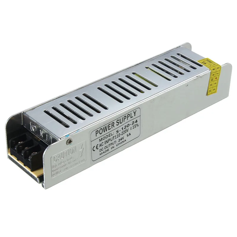 

1pcs DC 24V LED strip driver Power Adapter 5A Switch Power Supply Transformer Power 120W Support Dropshipping