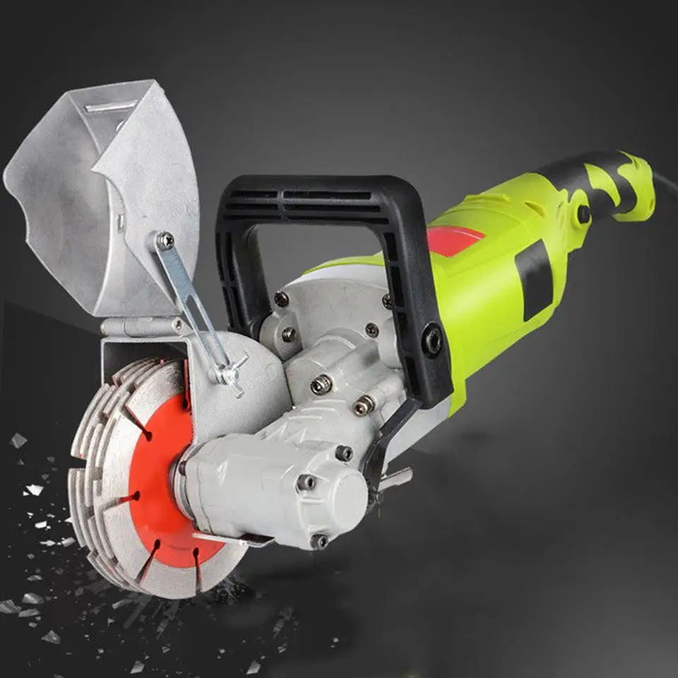 

220V Electric Wall Chaser Groove Cutting Machine Wall slotting machine Steel Concrete cutting machine 5.2KW