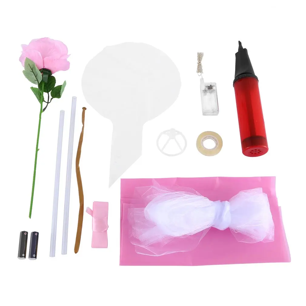 

Bobo Ball Confession Proposal Valentine's Day Gift Rose Flower Balloon Bouquet Material Scene Layout Balloon Decoration