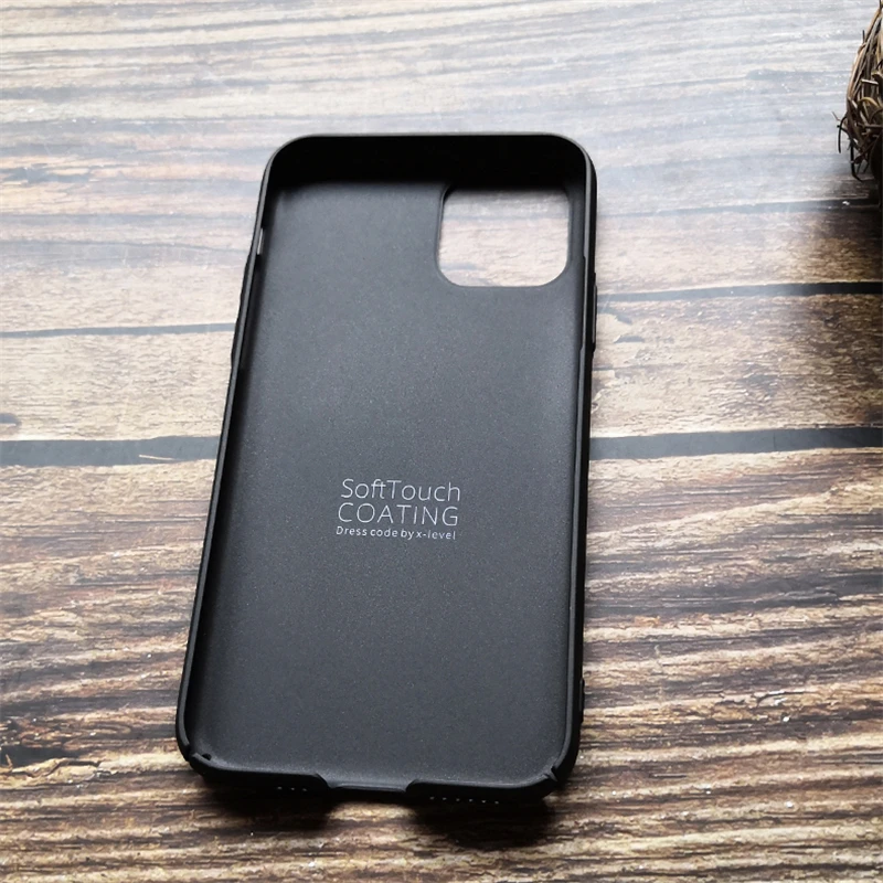 Тонкий и легкий шлифовальный пластиковый чехол для Apple IPhone 11 Pro Max Встроенная