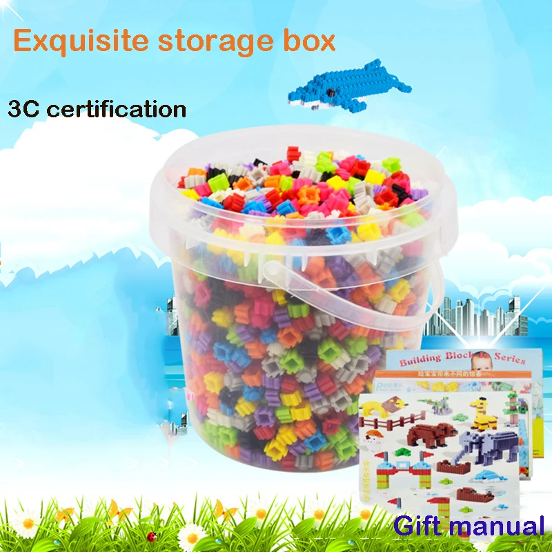 1000 шт. набор из разноцветных алмазных игрушек для сборки DIY|Блочные конструкторы|