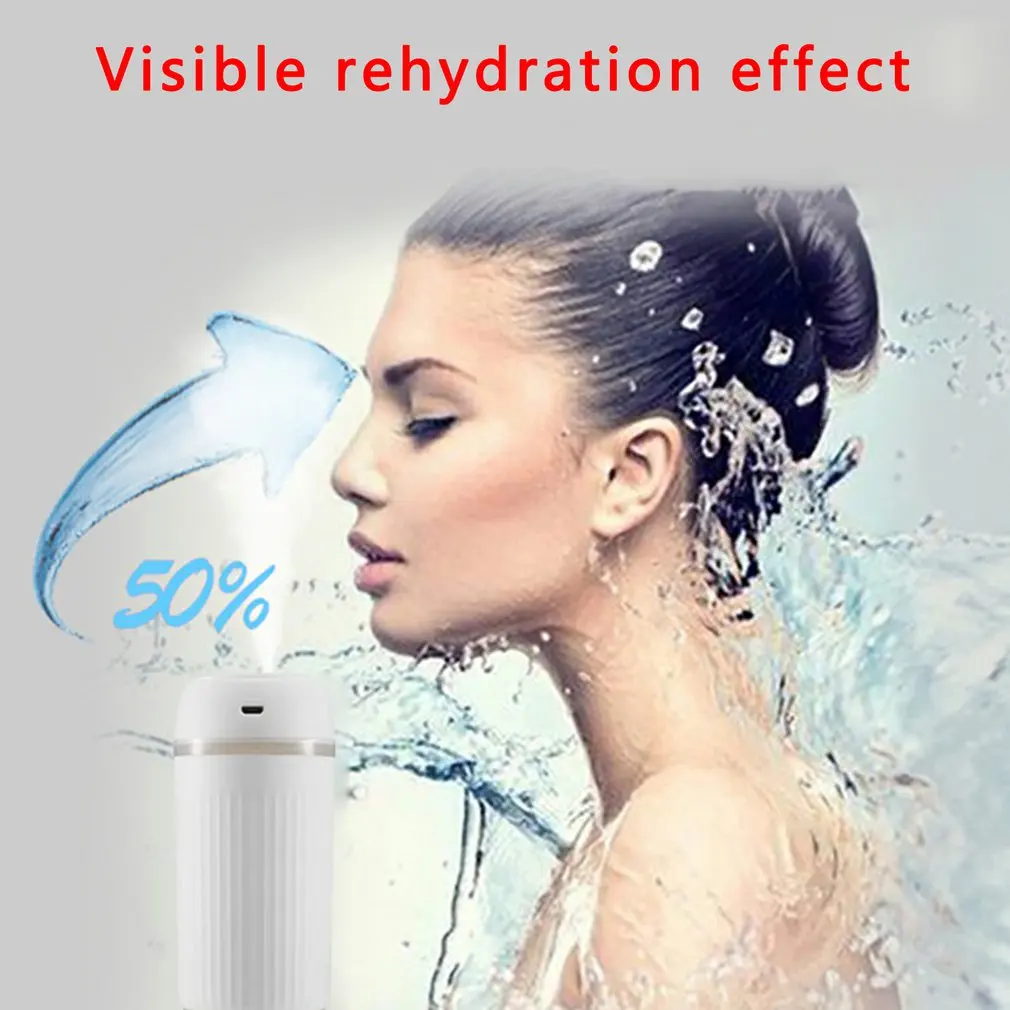 

Ultrasonic Air Humidifier Car Humidifier Small USB Diffuser Auto Shut-Off Cool Mist Vaporizer for Home Office