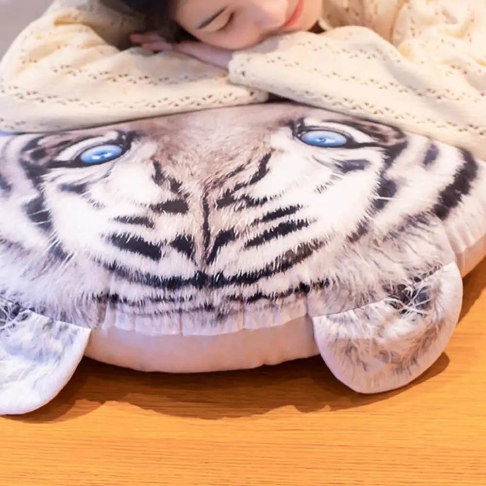 

Tiger Pillow Fashionable Plush Stuffed Round Tiger Plush Toy Skin-friendly Comfortable Stuffed Tiger Pillow