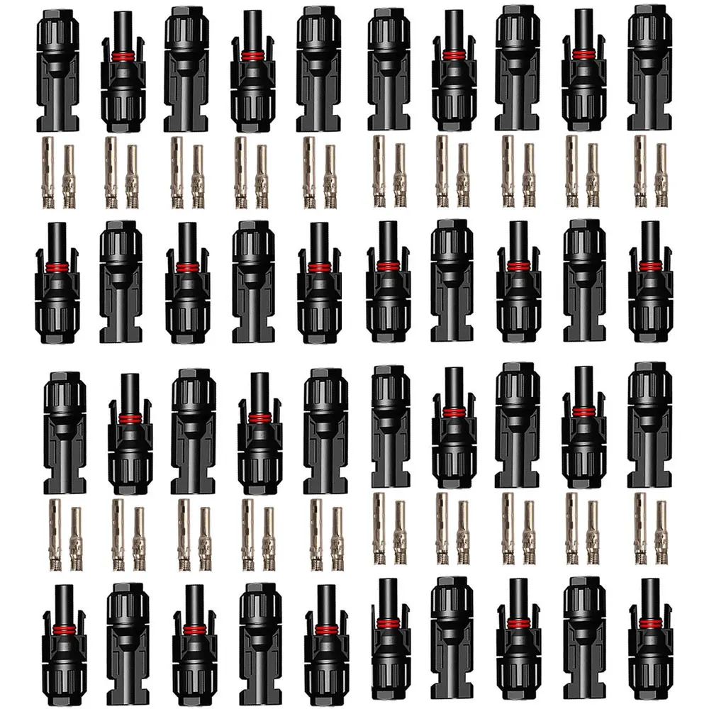 20 пар водонепроницаемые коннекторы для солнечных панелей 2 5 мм2 4 6 | Электроника