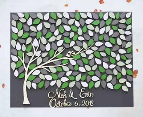 

3D Wedding Guest Book Alternative Love Birds Wood Custom Unique Guest Book Rustic Wedding Gift Rustic Bridal shower Guestbook
