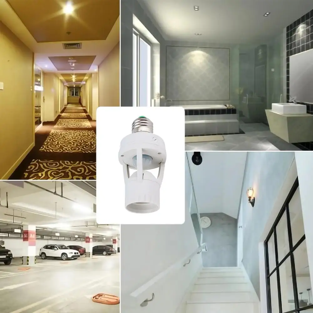 Инфракрасный датчик движения E27 светильник с датчиком обнаружения 360