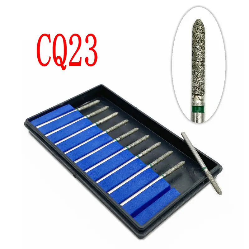 Алмазная фреза для маникюра с хвостовиком 2 35 мм 10 шт./компл.|Стомотологические