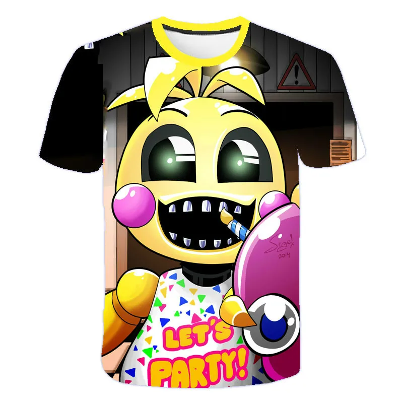 

Loose and breathable boys and girls 3D printing cartoon T-shirt, modern and comfortable personality fashion T-shirt, 2010
