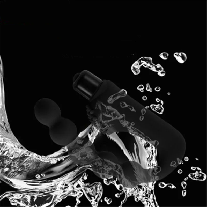 Вибрационный Анальная пробка массажер простаты Анальные шарики вибратор